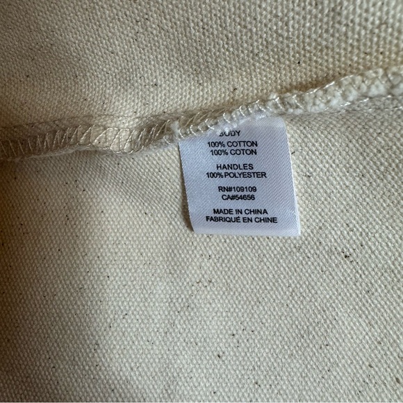 Life is Good Canvas Tote Bag Groovy Tye Dye Cream Purple Pool Travel Beach Boat - Picture 7 of 9